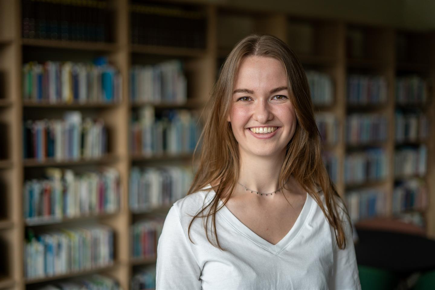 International student in Kalfaret, Bergen. 